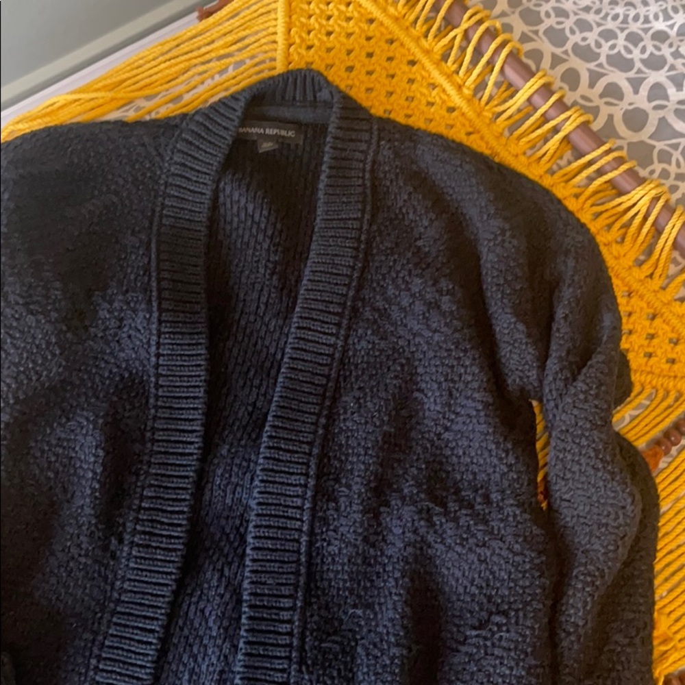 Cable knit cardigan